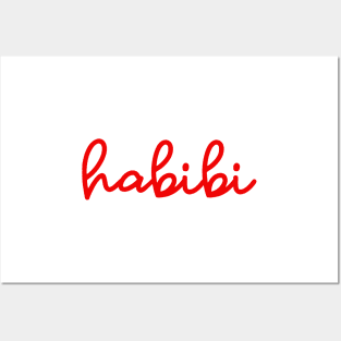 habibi - supreme red Posters and Art